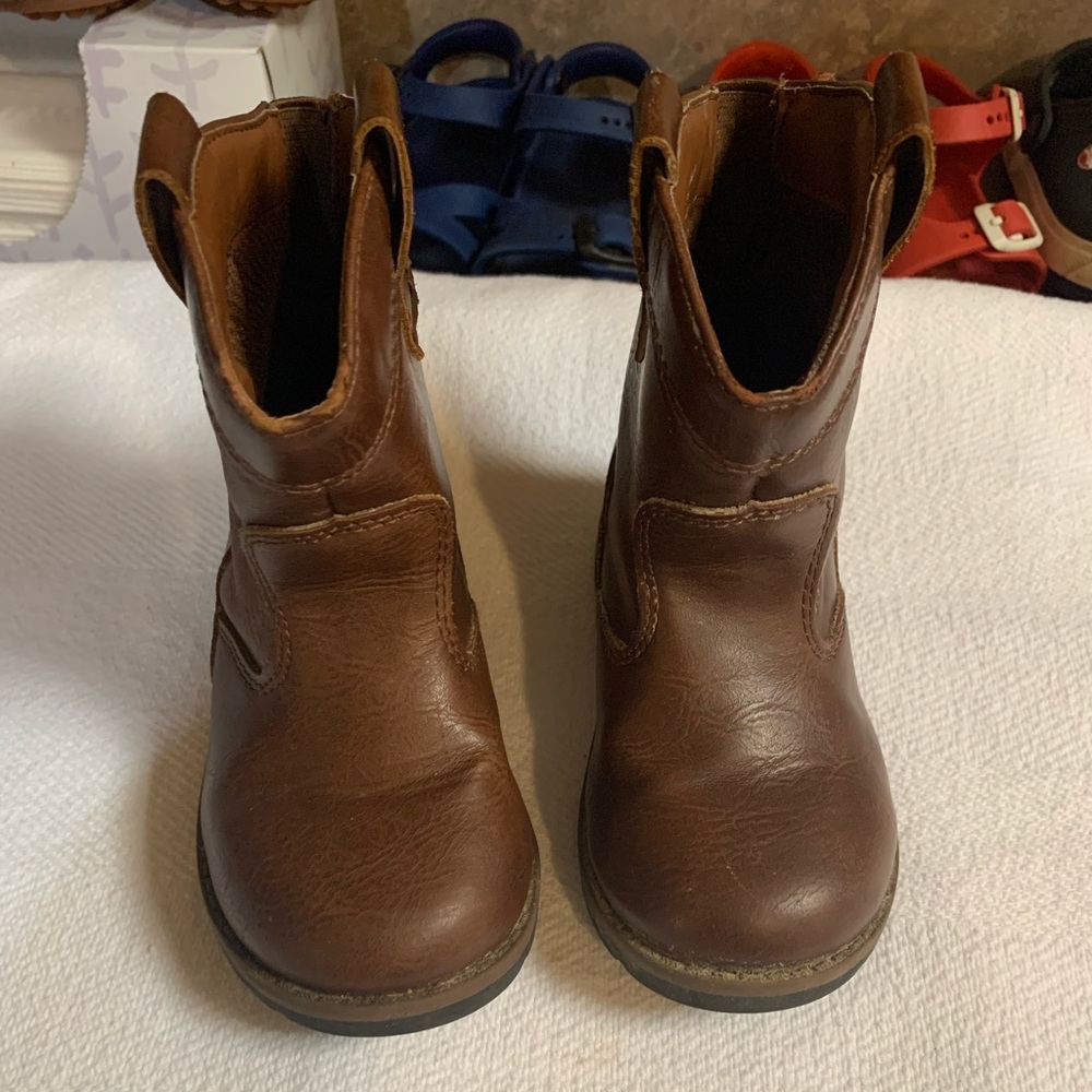 Cat & Jack Boys Brown boots